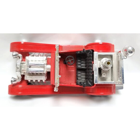 Vintage 1974 Matchbox Speed Kings Red Diecast Plastic Fire Chief Toy Car K50-53 - Picture 5 of 7